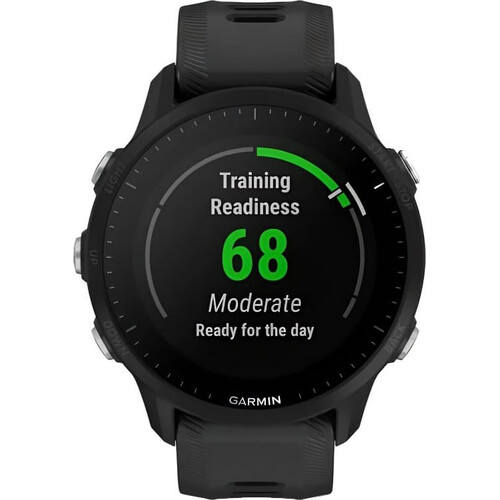 Смарт-часы Garmin Forerunner 955 Black, SOLAR (Версии с линзами для зарядки от солнечной батареи собирают солнечную энергию и продлевают срок службы батареи.): Нет, ЦВЕТ: Black, изображение 2