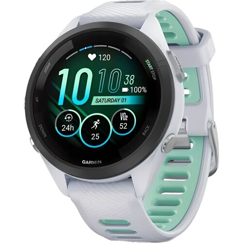 Смарт-часы Garmin Forerunner 265S Whitestone/Neo Tropic, РАЗМЕР КОРПУСА: 42 мм, ЦВЕТ: Whitestone/Neo Tropic