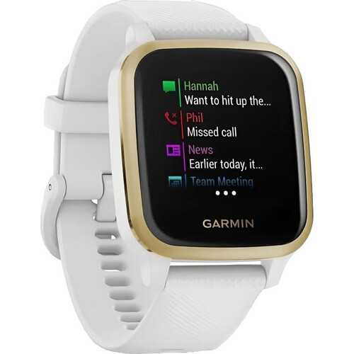 Смарт-часы Garmin Venu Sq Light Gold Aluminum Bezel with White Case, ЦВЕТ/МОДЕЛЬ: Light Gold Aluminum Bezel with White Case, изображение 3