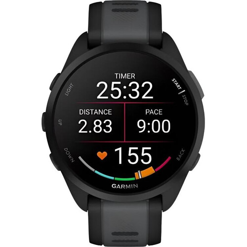 Смарт-часы Garmin Forerunner 165 Black/Slate Gray, МУЗЫКА (легко загрузите на часы до 500 песен): Нет, ЦВЕТ: Black/Slate Gray, изображение 2