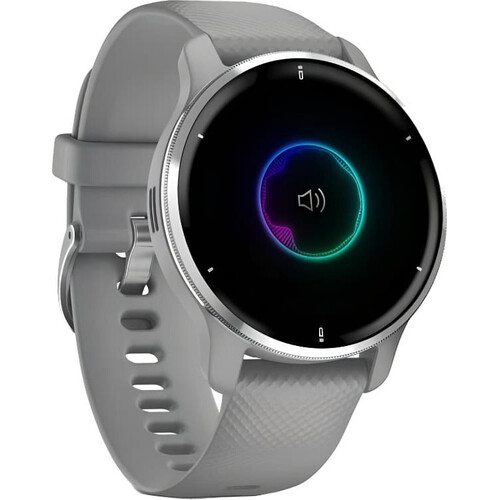 Смарт-часы Garmin Venu 2 Plus Silver Stainless Steel Bezel with Powder Gray Case, РАЗМЕР КОРПУСА: 43 мм, ЦВЕТ/МОДЕЛЬ: Plus Silver Stainless Steel Bezel with Powder Gray Case, изображение 3
