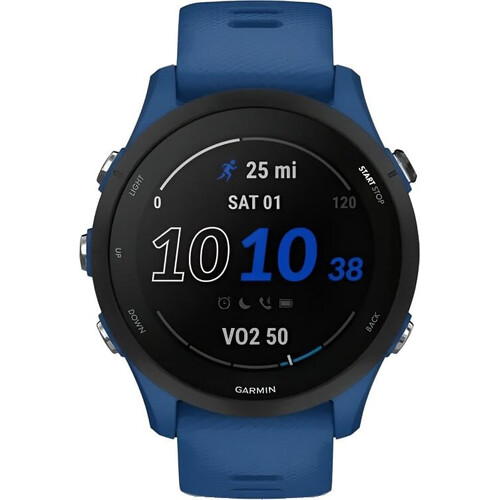 Смарт-часы Garmin Forerunner 255 Tidal Blue, РАЗМЕР КОРПУСА: 46 мм, МУЗЫКА (легко загрузите на часы до 500 песен): Нет, ЦВЕТ: Tidal Blue, изображение 2