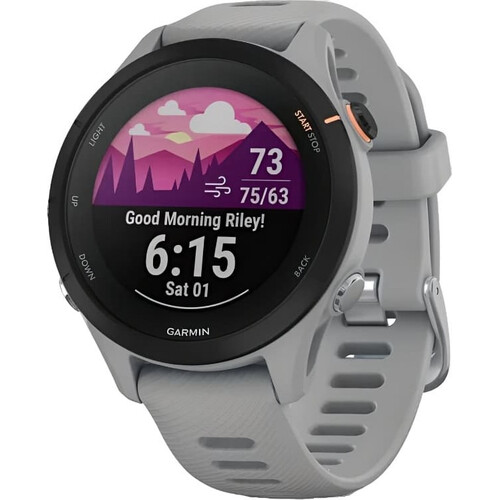 Смарт-часы Garmin Forerunner 255S Powder Gray, РАЗМЕР КОРПУСА: 41 мм, МУЗЫКА (легко загрузите на часы до 500 песен): Нет, ЦВЕТ: Powder Gray
