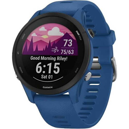 Смарт-часы Garmin Forerunner 255 Tidal Blue, РАЗМЕР КОРПУСА: 46 мм, МУЗЫКА (легко загрузите на часы до 500 песен): Нет, ЦВЕТ: Tidal Blue