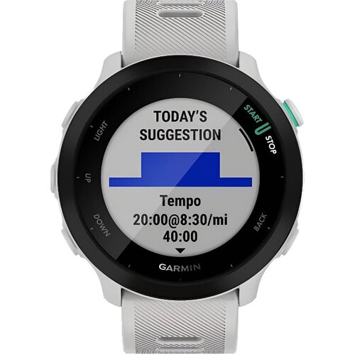 Смарт-часы Garmin Forerunner 55 White, ЦВЕТ: White, изображение 4