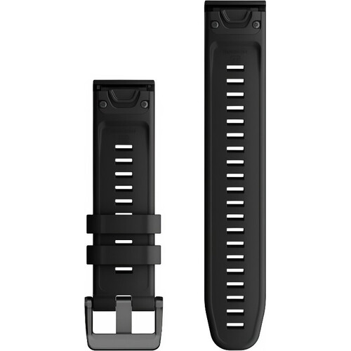 Ремешок сменный QuickFit 22 мм - Black, ЦВЕТ: Black, МАТЕРИАЛ РЕМЕШКА: Силикон, изображение 2