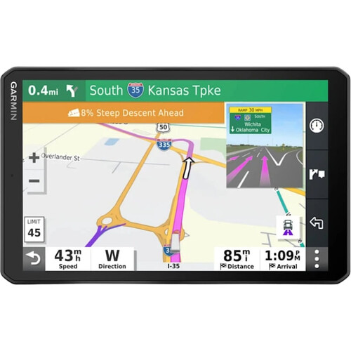 GPS-навигатор для грузовиков Dēzl OTR800, РАЗМЕР ДИСПЛЕЯ : 8 дюймов