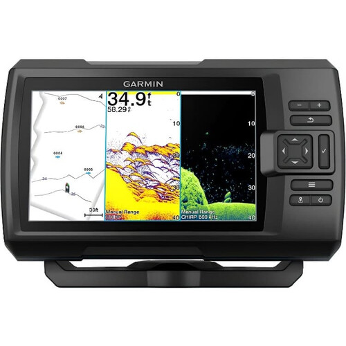 Эхолот Striker Vivid 7cv с преобразователем GT20-TM, РАЗМЕР ДИСПЛЕЯ : 7"