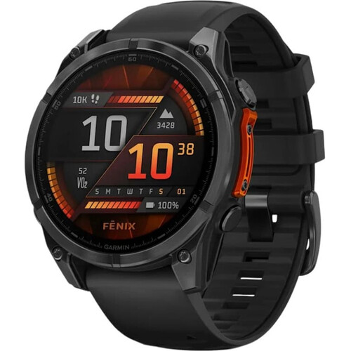 Смарт-часы Fēnix 8 Amoled 47 mm Slate Gray/Black, ЦВЕТ: Slate Gray/Black, РАЗМЕР КОРПУСА: 47 мм, ВЕРСИЯ: Amoled
