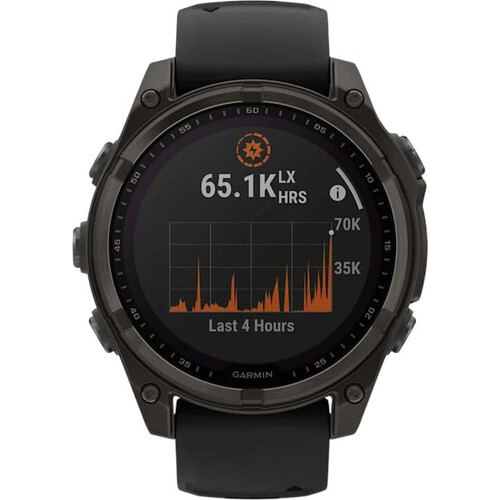 Смарт-часы Fēnix 8 Solar 47 mm Black/Pebble Gray, РАЗМЕР КОРПУСА: 47 мм, ВЕРСИЯ: Solar, ЦВЕТ: Black/Pebble Gray, изображение 2