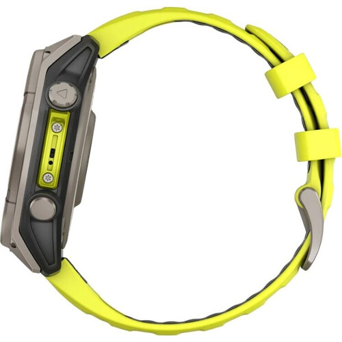 Смарт-часы Fēnix 8 Solar 47 mm Yellow/Graphite, ЦВЕТ: Yellow/Graphite, РАЗМЕР КОРПУСА: 47 мм, ВЕРСИЯ: Solar, изображение 6