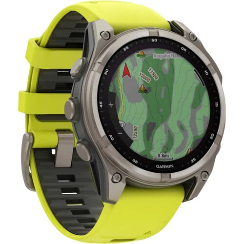 Смарт-часы Fēnix 8 Solar 47 mm Yellow/Graphite, ЦВЕТ: Yellow/Graphite, РАЗМЕР КОРПУСА: 47 мм, ВЕРСИЯ: Solar, изображение 3