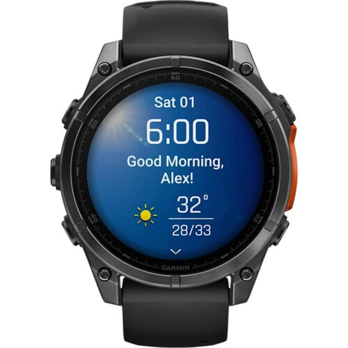 Смарт-часы Fēnix 8 Amoled 47 mm Slate Gray/Black, ЦВЕТ: Slate Gray/Black, РАЗМЕР КОРПУСА: 47 мм, ВЕРСИЯ: Amoled, изображение 2