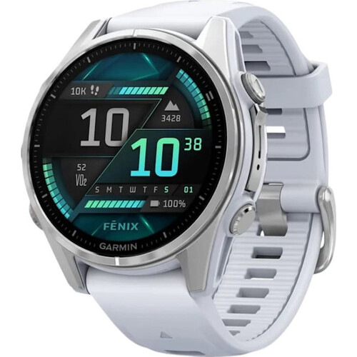 Смарт-часы Fēnix 8 Amoled 43 mm Whitestone, РАЗМЕР КОРПУСА: 43 мм, ВЕРСИЯ: Amoled, ЦВЕТ: Whitestone