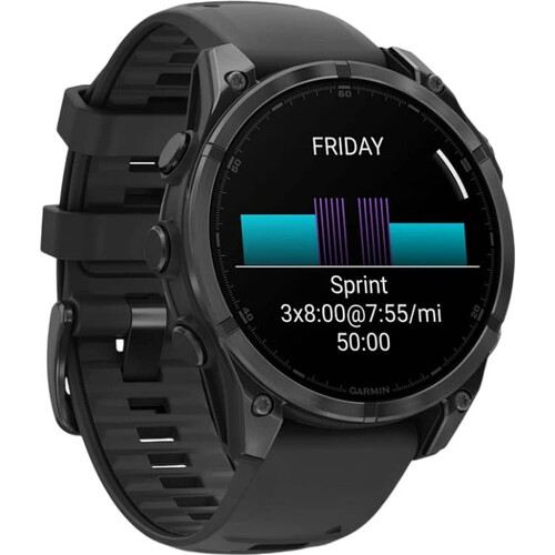 Смарт-часы Fēnix 8 Amoled 47 mm Slate Gray/Black, ЦВЕТ: Slate Gray/Black, РАЗМЕР КОРПУСА: 47 мм, ВЕРСИЯ: Amoled, изображение 3