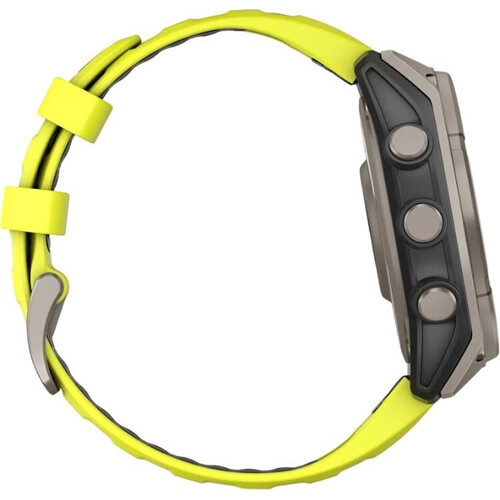 Смарт-часы Fēnix 8 Solar 47 mm Yellow/Graphite, ЦВЕТ: Yellow/Graphite, РАЗМЕР КОРПУСА: 47 мм, ВЕРСИЯ: Solar, изображение 4