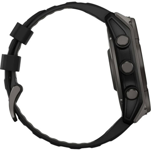 Смарт-часы Fēnix 8 Solar 51 mm Black/Pebble Gray, ЦВЕТ: Black/Pebble Gray, РАЗМЕР КОРПУСА: 51 мм, ВЕРСИЯ: Solar, изображение 4
