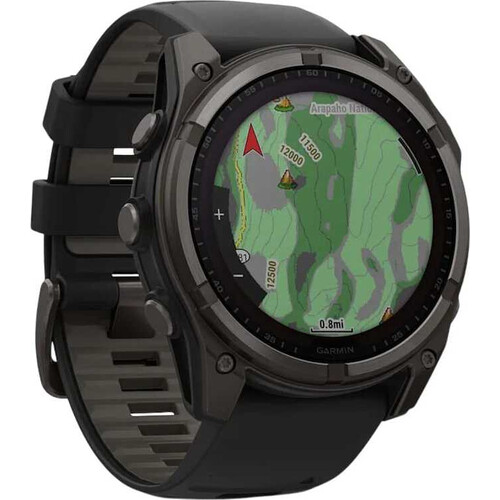 Смарт-часы Fēnix 8 Solar 51 mm Black/Pebble Gray, ЦВЕТ: Black/Pebble Gray, РАЗМЕР КОРПУСА: 51 мм, ВЕРСИЯ: Solar, изображение 3