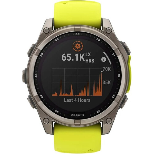 Смарт-часы Fēnix 8 Solar 47 mm Yellow/Graphite, ЦВЕТ: Yellow/Graphite, РАЗМЕР КОРПУСА: 47 мм, ВЕРСИЯ: Solar, изображение 2