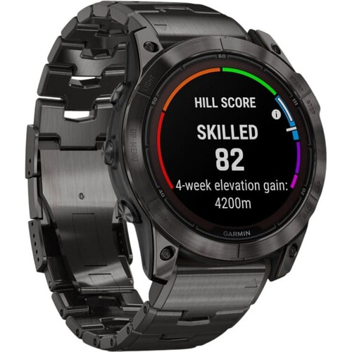 Смарт-часы Fēnix 7X Pro Sapphire Solar Edition Carbon Grey Titanium, РАЗМЕР КОРПУСА: 51 мм, ВЕРСИЯ: Pro | Sapphire Solar, ЦВЕТ: Carbon Grey Titanium, изображение 3