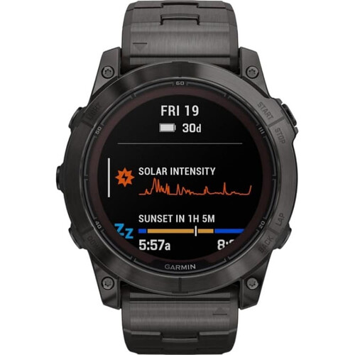 Смарт-часы Fēnix 7X Pro Sapphire Solar Edition Carbon Grey Titanium, РАЗМЕР КОРПУСА: 51 мм, ВЕРСИЯ: Pro | Sapphire Solar, ЦВЕТ: Carbon Grey Titanium, изображение 2