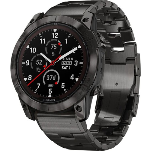 Смарт-часы Fēnix 7X Pro Sapphire Solar Edition Carbon Grey Titanium, РАЗМЕР КОРПУСА: 51 мм, ВЕРСИЯ: Pro | Sapphire Solar, ЦВЕТ: Carbon Grey Titanium