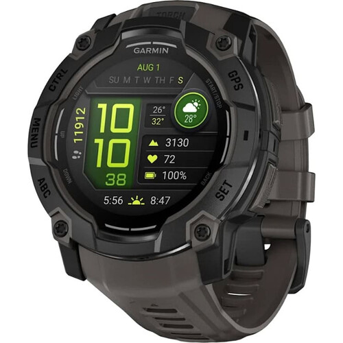 Смарт-часы Instinct 3 Amoled 50 mm Black with Charcoal Band, ЦВЕТ: Black, РАЗМЕР КОРПУСА: 50 мм, ВЕРСИЯ: Instinct 3 Amoled