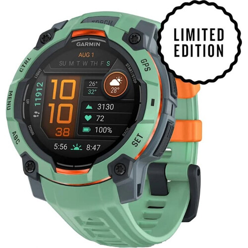 Смарт-часы Instinct 3 Amoled 45 mm Neo Tropic with Neo Tropic Band, РАЗМЕР КОРПУСА: 45 мм, ВЕРСИЯ: Instinct 3 Amoled, ЦВЕТ: Neo Tropic