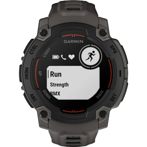 Смарт-часы Instinct E 45 mm Black with Charcoal Band, РАЗМЕР КОРПУСА: 45 мм, ВЕРСИЯ: Instinct E, ЦВЕТ: Black, изображение 2