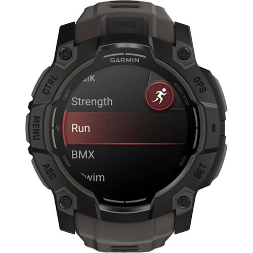 Смарт-часы Instinct 3 Amoled 50 mm Black with Charcoal Band, ЦВЕТ: Black, РАЗМЕР КОРПУСА: 50 мм, ВЕРСИЯ: Instinct 3 Amoled, изображение 2