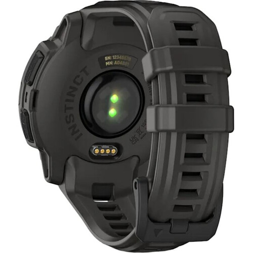 Смарт-часы Instinct E 45 mm Black with Charcoal Band, РАЗМЕР КОРПУСА: 45 мм, ВЕРСИЯ: Instinct E, ЦВЕТ: Black, изображение 5