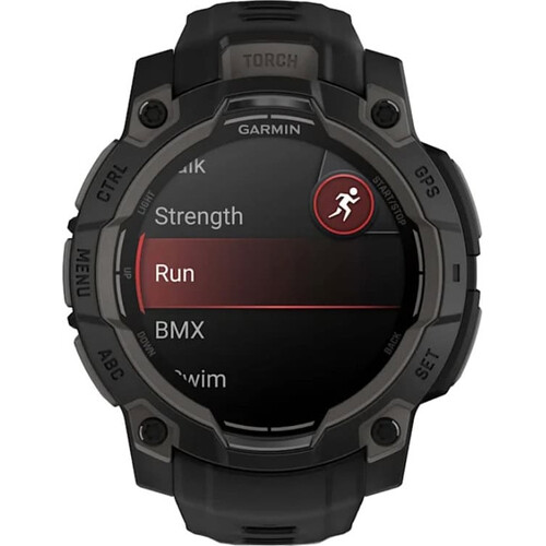 Смарт-часы Instinct 3 Amoled 45 mm Black with Black Band, РАЗМЕР КОРПУСА: 45 мм, ВЕРСИЯ: Instinct 3 Amoled, ЦВЕТ: Black, изображение 2