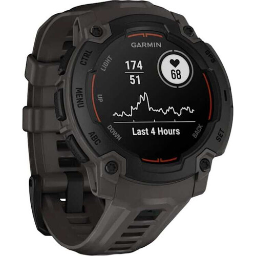 Смарт-часы Instinct E 45 mm Black with Charcoal Band, РАЗМЕР КОРПУСА: 45 мм, ВЕРСИЯ: Instinct E, ЦВЕТ: Black, изображение 3