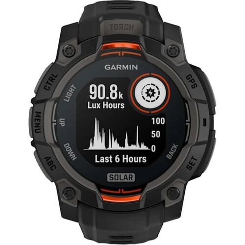 Смарт-часы Instinct 3 Solar 45 mm Black with Black Band, ЦВЕТ: Black, РАЗМЕР КОРПУСА: 45 мм, ВЕРСИЯ: Instinct 3 Solar, изображение 2