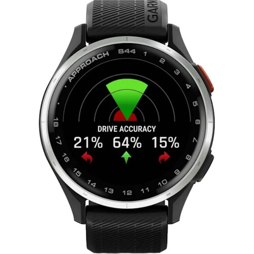 Смарт-часы Garmin Approach S44 Silver Aluminum Bezel/Black, ВЕРСИЯ: S44, ЦВЕТ: Silver Aluminum/Black, изображение 2