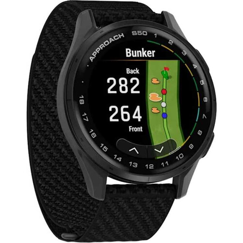 Смарт-часы Garmin Approach S50 Silver Aluminum Bezel/Black, ВЕРСИЯ: S50, ЦВЕТ: Silver Aluminum/Black, изображение 3