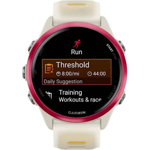 Смарт-часы Garmin Forerunner 570 42 mm Bone/Mango, РАЗМЕР КОРПУСА: 42 мм, ЦВЕТ: Bone/Mango, изображение 2