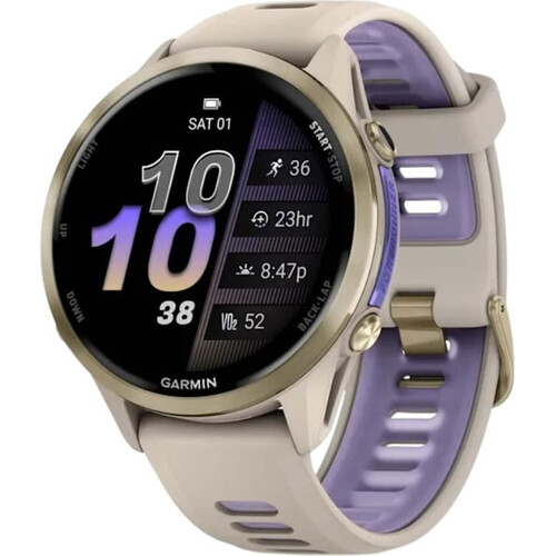 Смарт-часы Garmin Forerunner 970 French Gray/Translucent Indigo, ЦВЕТ: French Gray/Translucent Indigo