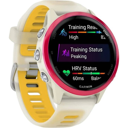 Смарт-часы Garmin Forerunner 570 42 mm Bone/Mango, РАЗМЕР КОРПУСА: 42 мм, ЦВЕТ: Bone/Mango, изображение 3