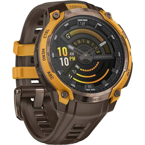 Смарт-часы Instinct Crossover Amoled Bronze/Sunburst, SOLAR (Версии с линзами для зарядки от солнечной батареи собирают солнечную энергию и продлевают срок службы батареи.): Нет, ВЕРСИЯ: Amoled, ЦВЕТ: Bronze/Sunburst, изображение 3