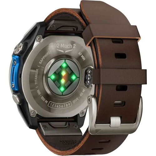 Смарт-часы Garmin D2 Mach 2 - 47 mm Titanium/Oxford Brown Leather, РАЗМЕР КОРПУСА: 47 мм, ЦВЕТ: Titanium/Oxford Brown Leather, изображение 5