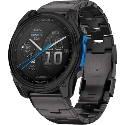 Смарт-часы Garmin D2 Mach 2 - 51 mm Carbon Gray DLC Titanium, РАЗМЕР КОРПУСА: 51 мм, ЦВЕТ: Carbon Gray DLC Titanium