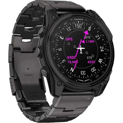 Смарт-часы Garmin D2 Mach 2 - 51 mm Carbon Gray DLC Titanium, РАЗМЕР КОРПУСА: 51 мм, ЦВЕТ: Carbon Gray DLC Titanium, изображение 3