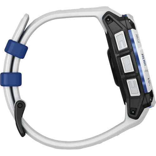 Смарт-часы Instinct 3 Solar 45 mm Whitestone/Bolt Blue, РАЗМЕР КОРПУСА: 45 мм, ВЕРСИЯ: Instinct 3 Solar, ЦВЕТ: Whitestone/Bolt Blue, изображение 4