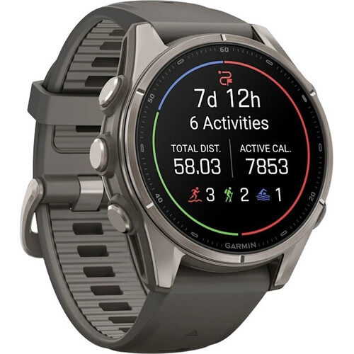 Смарт-часы Garmin Fēnix 9 51 mm Titanium/Pebble Gray, ЦВЕТ: Titanium/Pebble Gray, РАЗМЕР КОРПУСА: 51 мм, ВЕРСИЯ: Fēnix 9, изображение 3