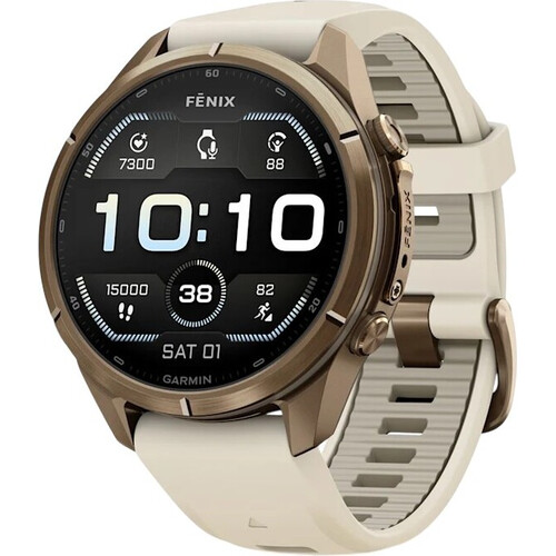 Смарт-часы Garmin Fēnix 9 Pro 43 mm Autumn Gold Titanium, ЦВЕТ: Autumn Gold Titanium, РАЗМЕР КОРПУСА: 43 мм, ВЕРСИЯ: Pro