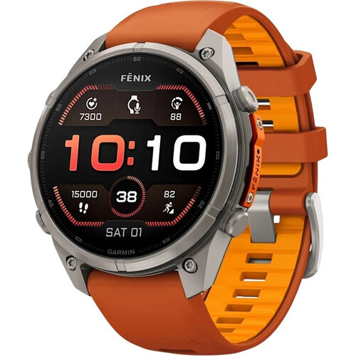 Смарт-часы Garmin Fēnix 9 Pro 51 mm Autumn Orange/Spark Orange, ЦВЕТ: Autumn Orange/Spark Orange, РАЗМЕР КОРПУСА: 51 мм, ВЕРСИЯ: Pro