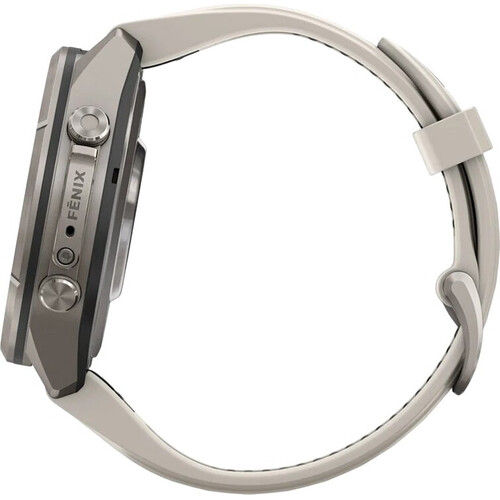 Смарт-часы Garmin Fēnix 9 Pro 43 mm Titanium/Fog Gray, ЦВЕТ: Titanium/Fog Gray, РАЗМЕР КОРПУСА: 43 мм, ВЕРСИЯ: Pro, изображение 6