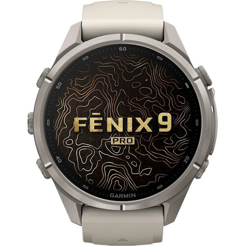 Смарт-часы Garmin Fēnix 9 Pro 43 mm Titanium/Fog Gray, ЦВЕТ: Titanium/Fog Gray, РАЗМЕР КОРПУСА: 43 мм, ВЕРСИЯ: Pro, изображение 2