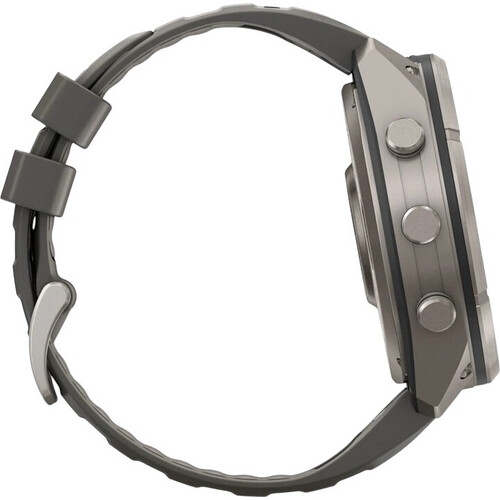 Смарт-часы Garmin Fēnix 9 Pro | Solar 47 mm Pebble Gray/Silver Gray, ЦВЕТ: Carbon Gray DLC Titanium/Black, РАЗМЕР КОРПУСА: 47 мм, ВЕРСИЯ: Pro | Solar, изображение 4